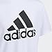 adidas Boys' Short Sleeve AEROREADY Performance Logo Tee T-Shirt, White, X-Large