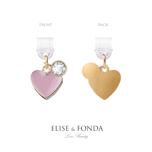 Elise & Fonda TP253 Type-C Usb Charging Port Anti Dust Plug Little Love Heart Cell Phone Charm For Samsung/Huawei/Oneplus/Xiaomi/Oppo Android Phones  thumb #3