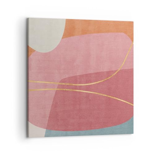 Impression sur toile minimaliste 50x50cm : illuminez le mur de votre cuisine