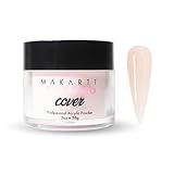 MakarttPro Acrylic Powder – Durable, Long-Lasting, Easy-Apply Formula for Nail Extensions, Overlays, Sculpting & Nail Art – 56g/2oz – Creamy Almond, Perfect for Pros and At-Home Use