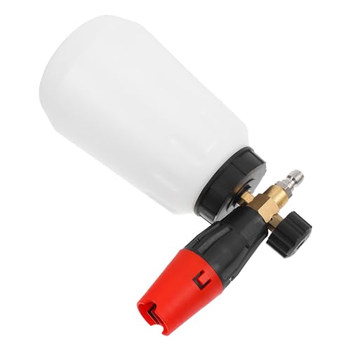 PAMINGONO Pulverizador de Espuma para Lavado de Coches 1l con Boquilla Ajustable de 1,2mm, Accesorio para Hidrolavadora de Alta Presión, Dispensador de Jabón para Limpieza y Detallado