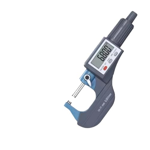 Micromètre de haute précision électronique 50-75mm avec surfaces en carbure d'outillage