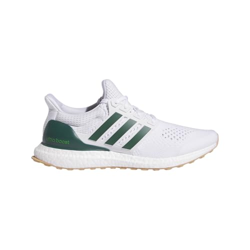 adidas Men's Ultraboost 1.0, White/Collegiate Green/Gum, 84
