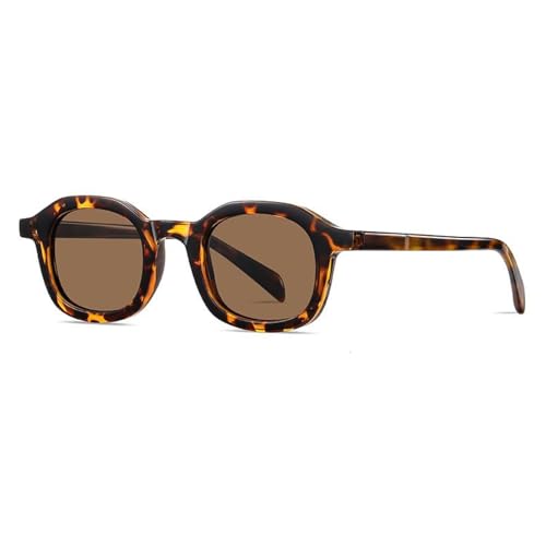 Lunettes de soleil monture thé brillant anti-UV pour les voyages