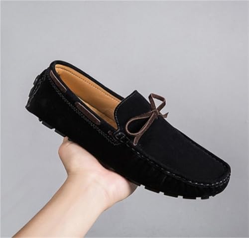 Flat Heel Party Walking Slip-on Mens Loafers Square Toe Vegan Leather Driving Loafers Flexible Comfortable4