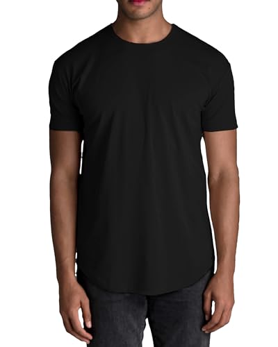 Curved Hem Crew-Neck Men's Origin T-Shirt