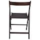 Mueblear 19016 Klappstuhl aus Holz, 43 x 46 x 79 cm Wenge
