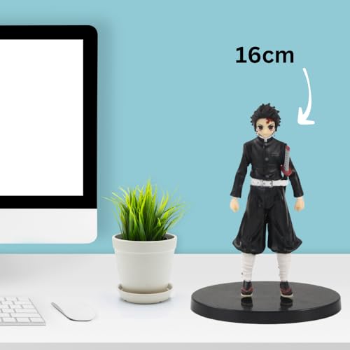Image of FUNFOB Anime Action Figure Height -16cm Collectible for Anime Fans Manga Weeb PVC Multicolour | Tanj Black 16cm