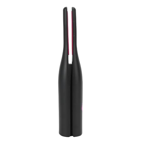 Plancha de Pelo Inalámbrica ZJchao 2 en 1 para Rizos y Alisado, con Tecnología de Calentamiento Rápido PTC y Batería de 2600 mAh, Ideal para Cabello Corto, Flequillo y Cortes Pixie (Negro) miniatura 3