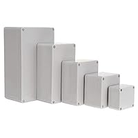 ZHOUYUFAN Wasserdichte Kunststoff-Gehäuse für elektronische Projekte, elektrische Projektbox, Outdoor-Abzweigdose (Größe: 63 x 58 x 35 mm)