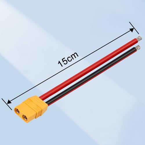 MOOKEERF 4 Pairs XT90H XT90 Plug Male and Female Connector with 150mm 10AWG Wire for RC Lipo Battery FPV Racing Drone by MOOKEERF - Image 8