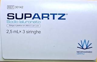 MDM Siringa Intra-Articolare Supartz, 2.5 Millilitri, 3 Siringhe