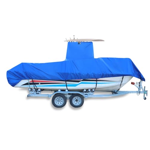 Silscvtt Heavy-Duty T-Top Boat Cover (22-24 ft)