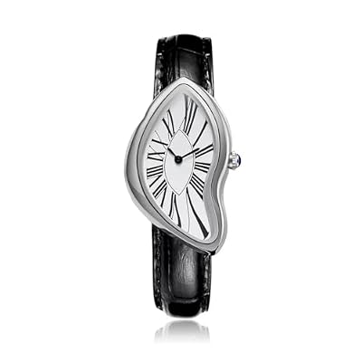 GORBEN Creative Melting Luxury Unisex Watch Small Vintage Bracelet Roman Numeral Dial, Waterproof, Business Casual Dress Watch