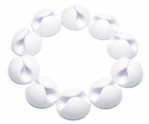 BlueMoo5PCS/Set Wire Cord USB Cable Clips Desk Tidy Organiser