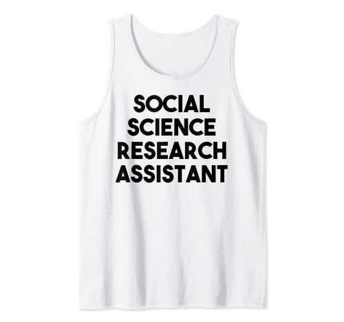 Assistant de recherche en sciences sociales Débardeur