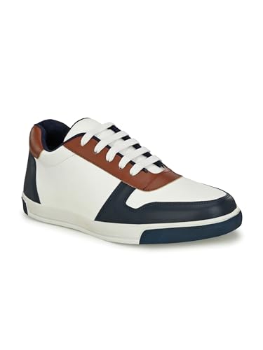 Image of STANPHORD mens Aura Casual Sneakers | Smart Sports Comfortable Lightweight | Colourblocked | Lace Up | Running | Walking | Training | Stylish Outdoor Shoes | Daily & Occasion Wear | Smart & Trendy | Comfortable