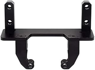 KBREE Eddwiin Soporte de servo de Eje de Metal para 1/10 RC Rock Crawler Car AXial SCX10 II 90046 AR44 Piezas de actualización de Eje (Color: Negro)