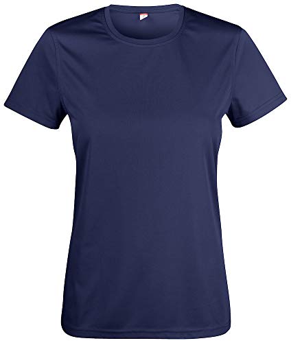 Camiseta de Mujer Transpirable Fitness Deporte Ocio Protección Solar UV50 100% poliéster Camiseta...