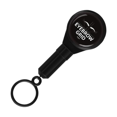 Mapeador de cejas con cuerdas, herramienta portátil de posicionamiento de tatuajes, marcador de líneas de cejas, ayuda de mapeo de tinta, ligero y fácil de usar, ideal para maquilladores profesionales