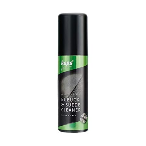Kaps Nubuck and Suede Shoe Boot Cleaner with Brush Applicator Cap, Shampoo For All Colours, 75 ml - 2.53 fl. oz Cover