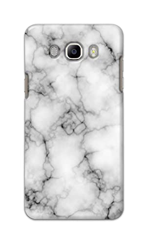 Image of Light White Marble Texture Natural Pattern Hard Back Case Cover for Samsung Galaxy J7 (2016) / On 8 (2016), J710F, J710FN, J710M, J710H Back Cover -(J5) VNS2230
