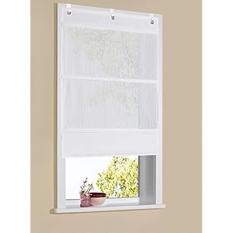 Verdi Bea 100x125 cm 1 STK Weiß Ösen 8471488 Cover