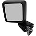 Garage-Pro Driver Side Non-Electric Mirror for Jeep Wrangler 2018-2024 Without Blind Spot Monitor Textured