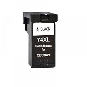MRHZKE Ink Cartridges For 74 75 Photoprinter C4200 C4280 C4345 C4380 C4385 C4480 C4580 Models(1 Black)