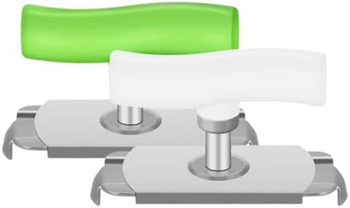 2 Stück Verstellbarer Glasöffner aus Edelstahl, Deckelöffner für Senioren, Decke