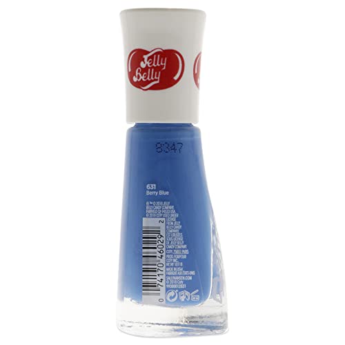 Sally Hansen Insta-Dri X Jelly Belly Nail Polish, Berry Blue, 0.31 Fluid Ounce