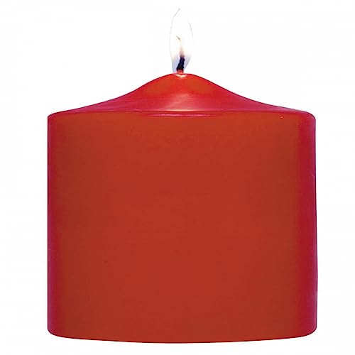 Red Pillar Candle