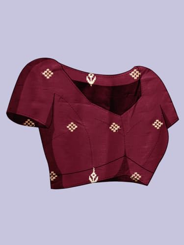 Image of Jaanvi fashion Women's Pasapalli Design Sambalpuri Silk Saree with Swarovski Work & Blouse Piece