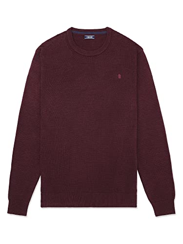 IZOD Men's Slim Fit Classics Long Sleeve Crewneck Textured Ottoman Sweater3