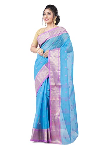Image of Woven Tangail Pure Cotton Saree