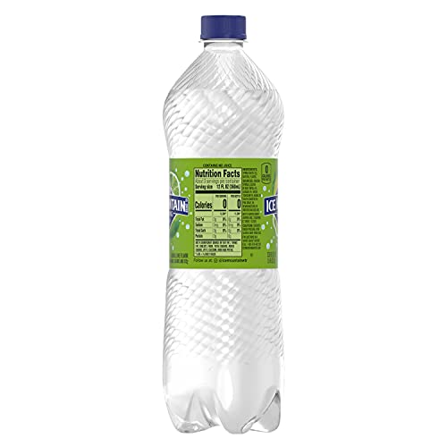 Image of Ice Mountain Sparkling Water, Zesty Lime, 33.8 oz. Bottle