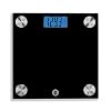 Weight Watchers Scales by Conair Scale for Body Weight, Digital Bathroom Scale in Black