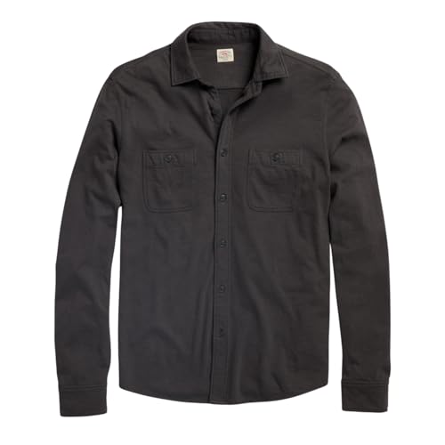 Faherty Men's Sunwashed Knit Shirt (Double Pocket)- Washed Black Extra Large (XL)2