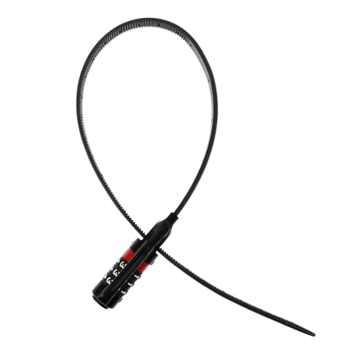 Abaodam Cable Lock for Bicycle Motorcycle and Skateboard Lightweight Combination Lock with Custom Code Quick Locking Mechanism Portable Design for Easy Use and Versatile