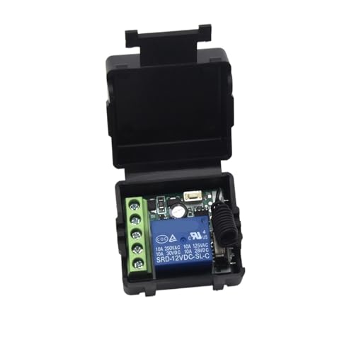 Relais 1 Canal 12V 10A avec commutateur récepteur 433 MHz et télécommande sans fil LED K1 - 2