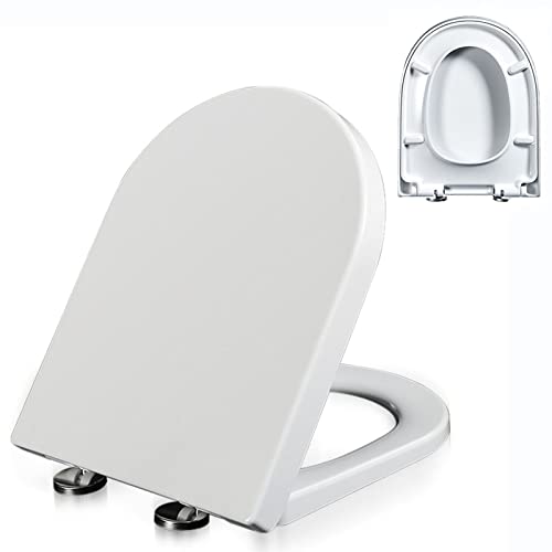 Abattant WC compact blanc idéal petite salle de bains - 2