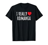 Realmente amo (Corazón) Rumania Camiseta