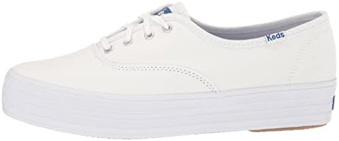 Keds Women's The Platform Sneaker, White, 8 | Image 7