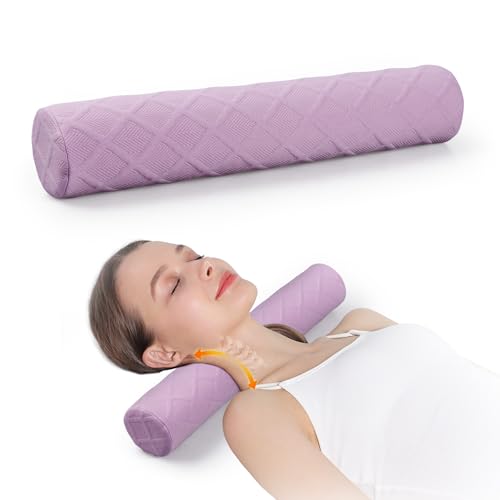Cozyhealth 3.1in Cervical Roll Pillow MemoryFoam Neck Pillow