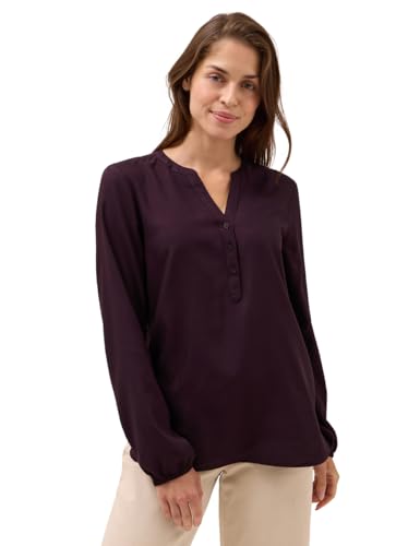 CECIL Tunika in Unifarbe Eggplant red XXL