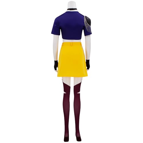 Womens Demon Hunters Costume Rumi Mira Zoey Cosplay Halloween Performance Deluxe Suit4