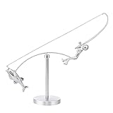 SJzdzsw The Fisherman Balancing Sculpture - Kinetic Art Gift for Fishing Lovers, Physics Balancing Sculpture