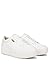 Dr. Scholl's Womens Time Off Max Platform Sneaker White Smooth 8.5 M