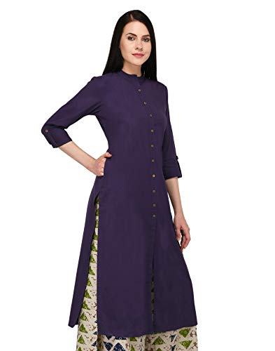 Image of Pistaa's Women's Cotton Regular Fit Casual Kurta
