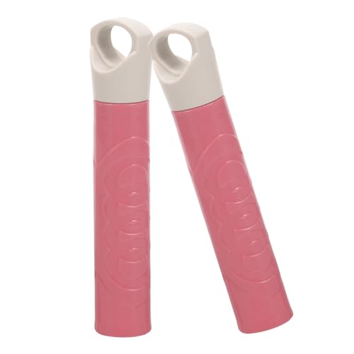 minkissy 2pcs Broom Handle End Caps Pink Sweeper Mop Handle Grip Cushion Hand Grip for Mop Rod